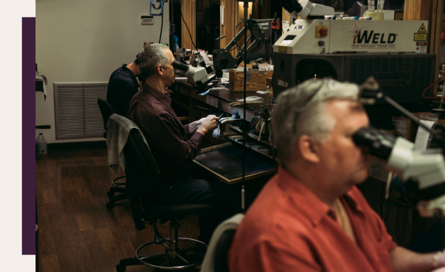 Craftsmanship at Reagan Steele Jewelers