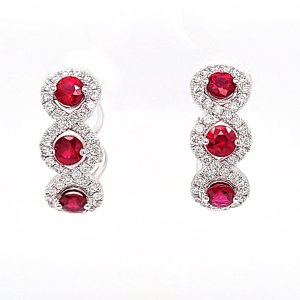 Ethiopian Diamond Ruby Necklace