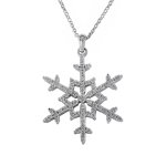 diamond snowflake necklace diamond jewelry at woodbury jewelers