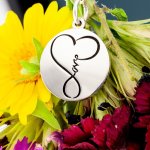Love Jewelry, anniversary Jewelry, Compass Coordinates Necklace