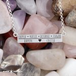 Mother's Necklace with Children's Names